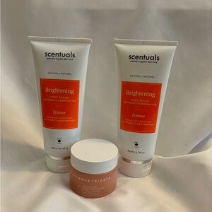 Summer Fridays Cloud Dew Gel Cream and 2 Scentual Brightening Body Scrubs